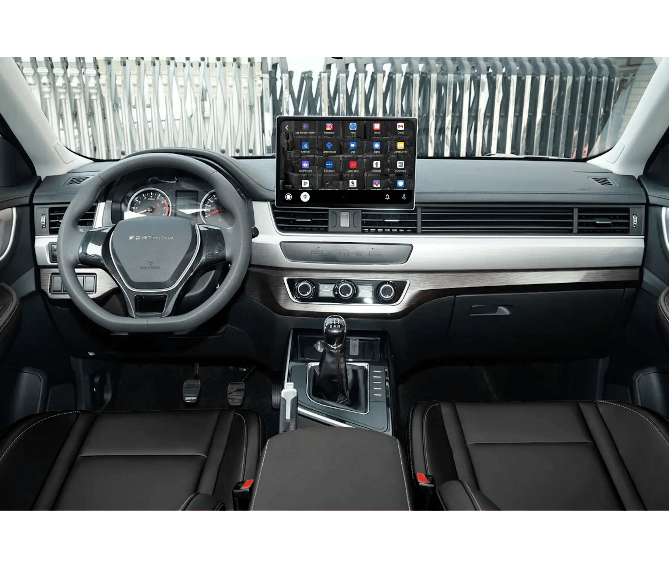 Pantalla multimedia del FORTHING T5 MT